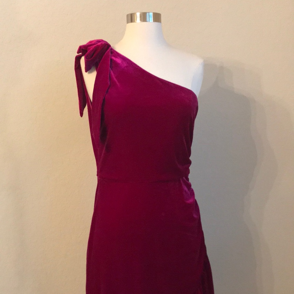 Lucy Paris One Shoulder Rouched Dress - Picture 3 of 8